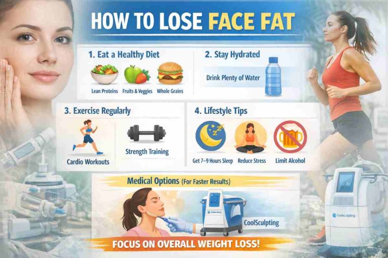 how to lose face fat