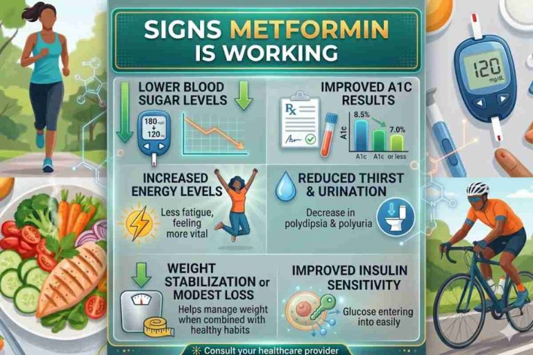signs metformin is working