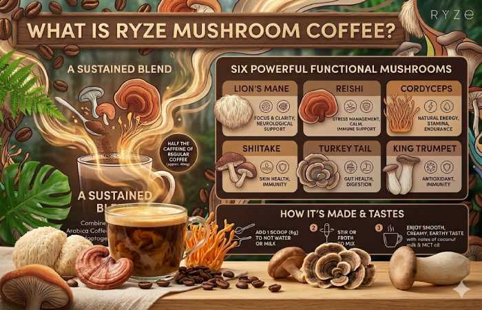 what is ryze mushroom coffee